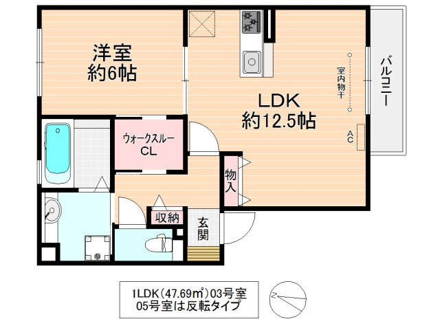 ラフィーネ徳庵の間取り