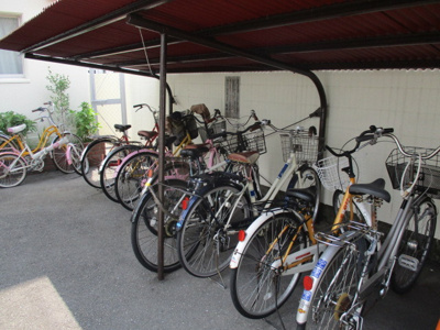 【その他共用部分】 | 光ハイツ | 自転車置き場です