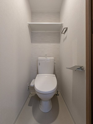 【トイレ】 | エスリード ザ・グレア大阪 | 落ち着いた色調のトイレです