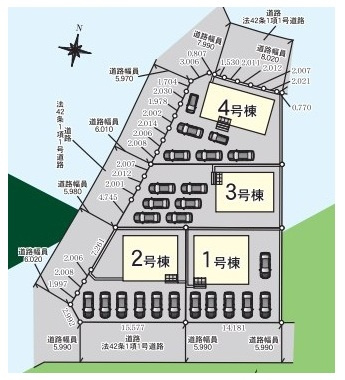島田市金谷第9／の区画図
