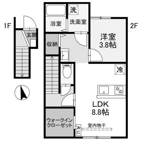 【間取り】 | RELUXIA　B