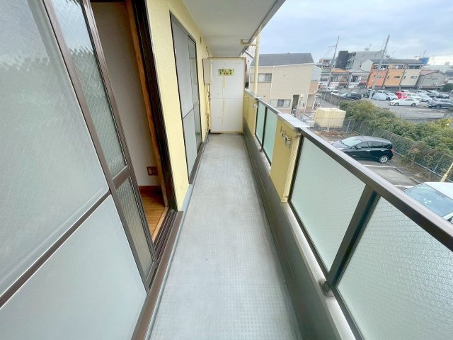 第2中尾ハイツのバルコニー