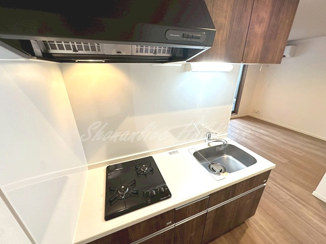 REGALEST藤沢のキッチン|収納充実のうれしい2口コンロ♪