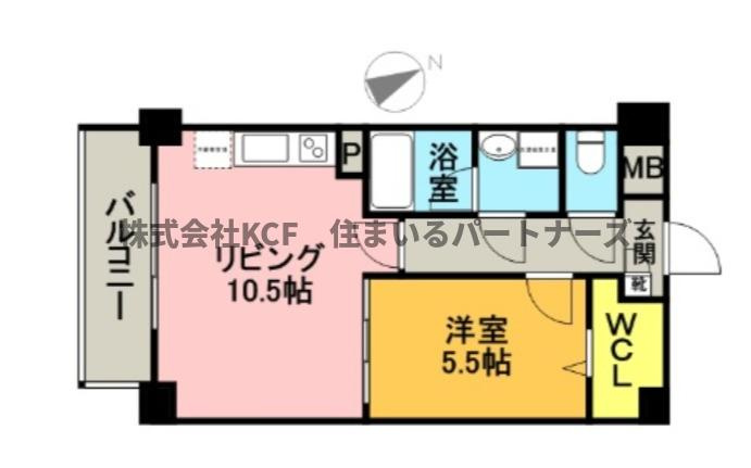 モントーレヒルズ東櫛原の間取り