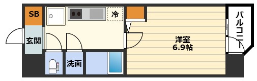 セレニテ東梅田アリエの間取り