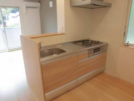 グランメールのキッチン|三口コンロ♪