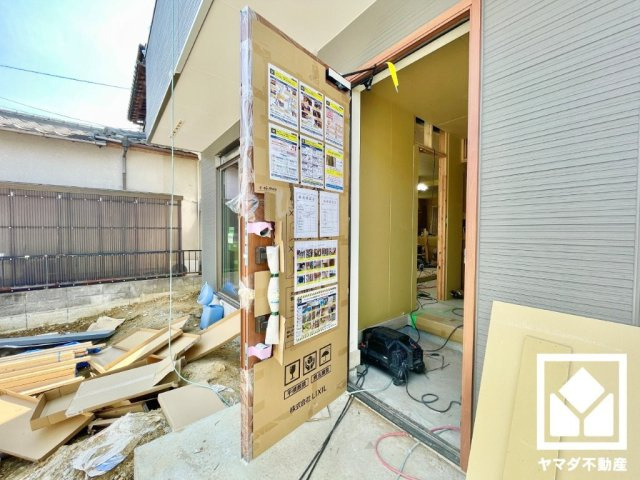 宇治市木幡須留　1期の外観|2月23日　現地写真更新