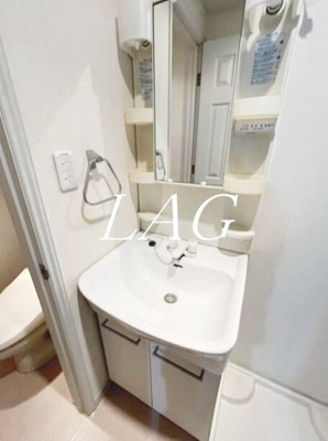 【洗面所】 | コーポＵＳＨＩＯ | 洗面台です。