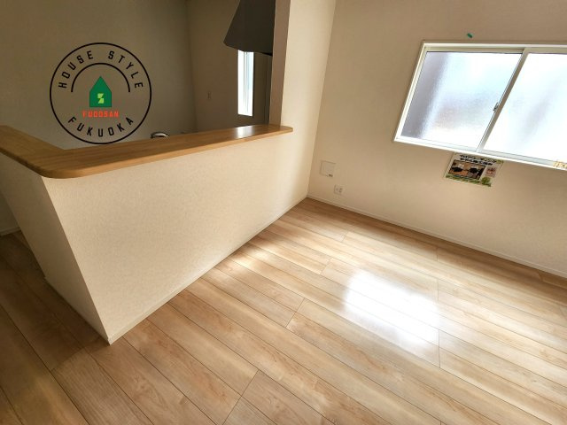 大野城市下大利3丁目第3-3棟（1号棟）のダイニング|ダイニングとリビングのメリハリが付けやすい空間設計になっています。