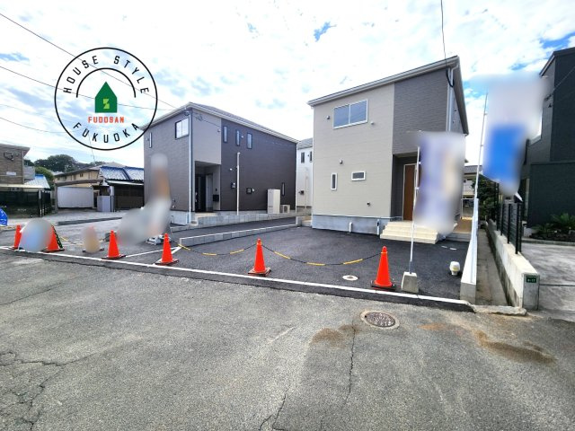 大野城市下大利3丁目第3-3棟（1号棟）の前面道路含む現地写真|見学の時間などお気軽にお問い合わせ下さい。