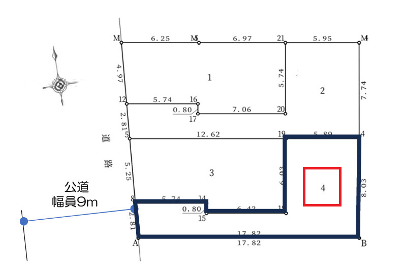 南葛西２丁目新築戸建の区画図