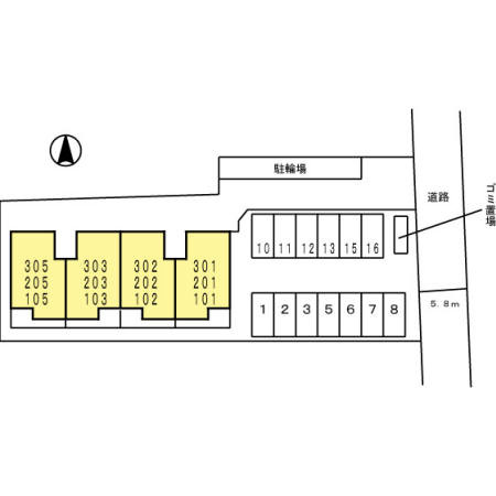 【区画図】 | 高井マンション