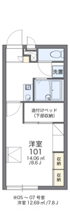 【間取り】 | レオパレスルーキス | 画像2
