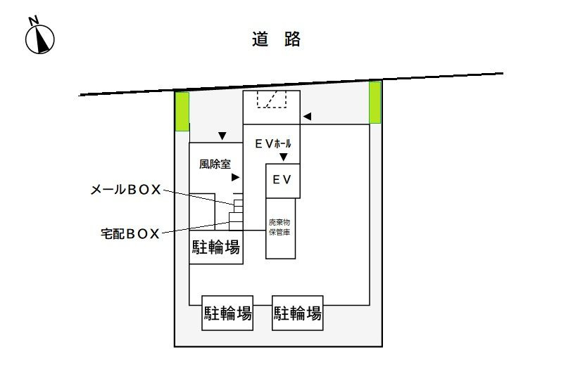 レパラール関口の区画図