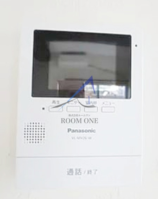 メゾンイシイのセキュリティ|モニター付きインターホンです。