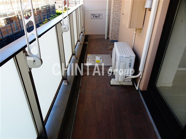 ハイムローゼⅦのバルコニー