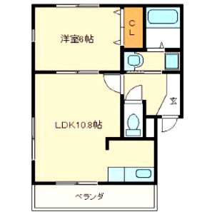 メゾンエトワールの間取り