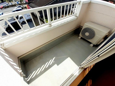 【バルコニー】 | サンリット童子丸 | 広々としたバルコニーです