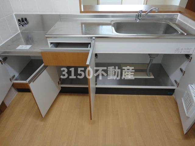 Ｇｒａｃｅ　Ｖｉｌｌａ　ＪⅡの収納|キッチン下部収納