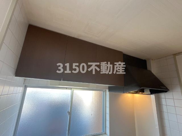 サンクエストＡの収納|キッチン吊戸棚（イメージ）