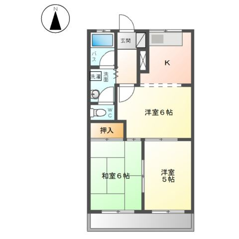 サンクエストＡの間取り