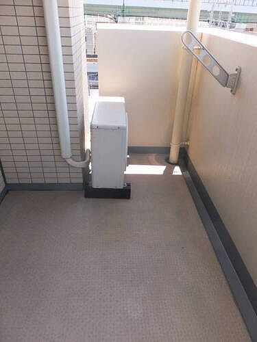 ジュネーゼグラン福島ＥｂｉＥのバルコニー|バルコニー　※前回募集時／２０１５年６月の写真