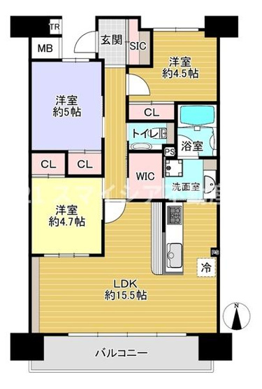 【間取り】 | 香里ヶ丘ヴィアーレ