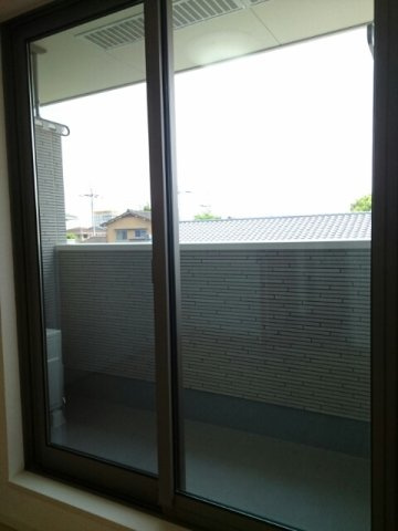 ノースリバーⅠ番館　Ａのバルコニー