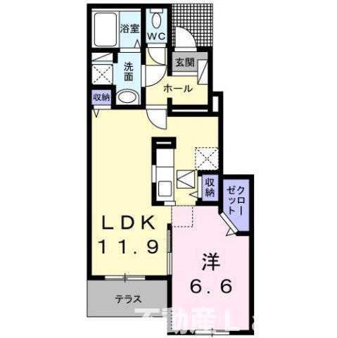 シームリーレジデンスＢの間取り