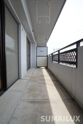 熊本市南区田井島２丁目の賃貸マンションのバルコニー