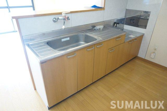 熊本市南区田井島２丁目の賃貸マンションのキッチン
