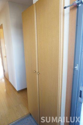 熊本市南区田井島２丁目の賃貸マンションの玄関