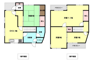 【間取り】 | 鈴蘭台東町2丁目一戸建