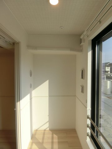 ヒカルサ境港外江町イーストⅠのバルコニー