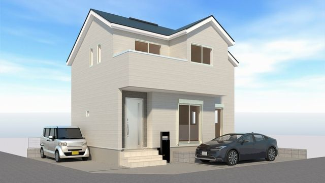西東京市北町３丁目　新築住宅　限定１棟の外観パース