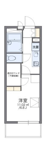レオパレス青渓の間取り