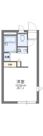 神戸市北区上津台６丁目のアパートの間取り