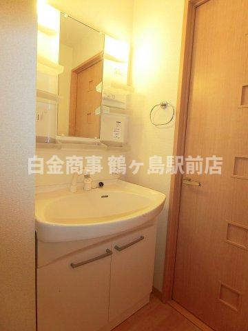 グランディール坂戸泉の独立洗面台