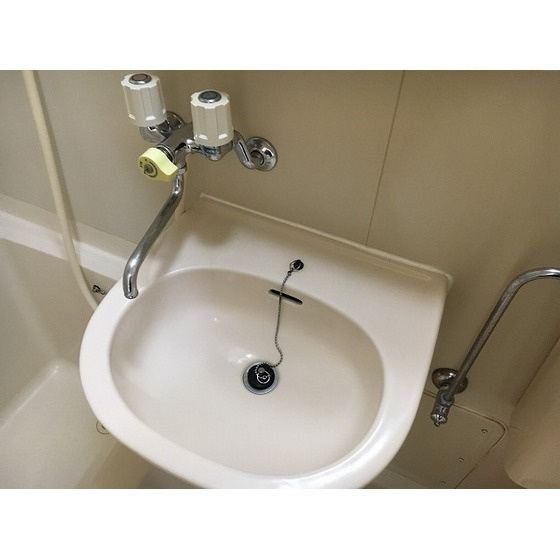 ダイホープラザ橋本Ⅲの浴室|洗面台