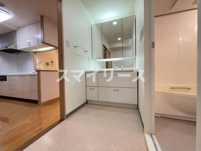 T's garden北柏2号棟の独立洗面台