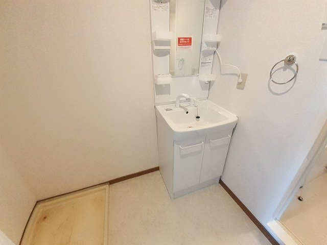 三快マンションの洗面所