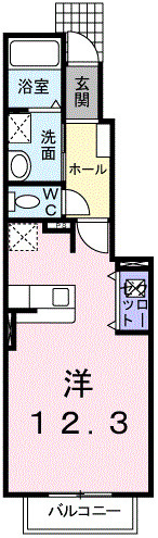 グッチ・アラモードの間取り