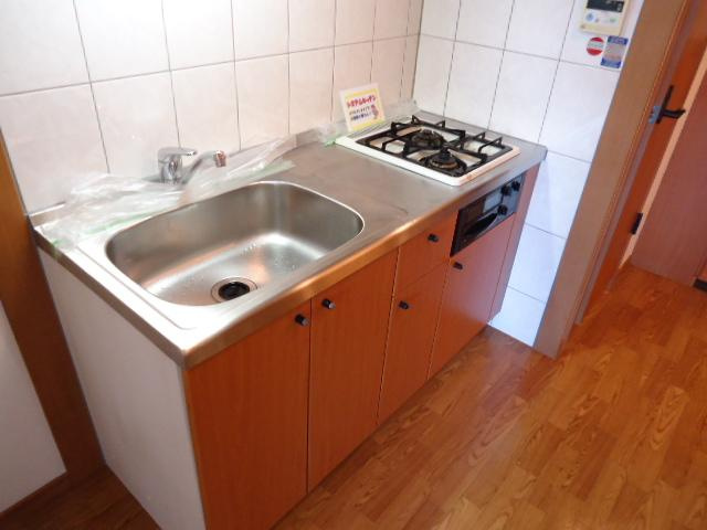 プリムローズのキッチン|グリル付２口ガスコンロ