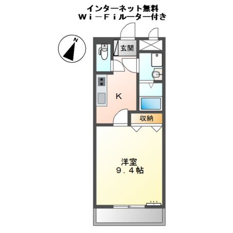 エクセレント，ＯＮの間取り