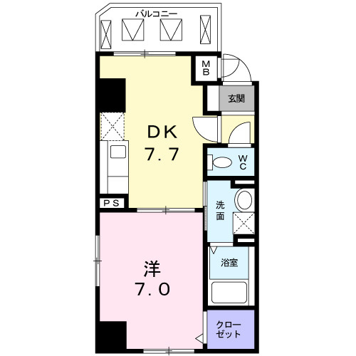アロハレジデンス西大島の間取り