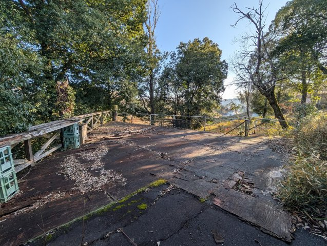 津山市大田　店舗事務所の庭