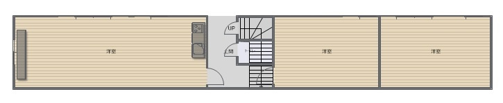 津山市大田　店舗事務所のその他共用部分|地下1階間取り