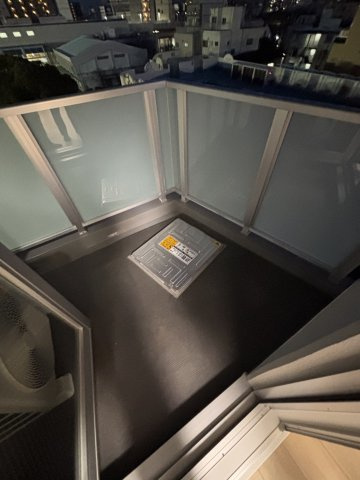 墨田区東向島４丁目の賃貸マンションのバルコニー