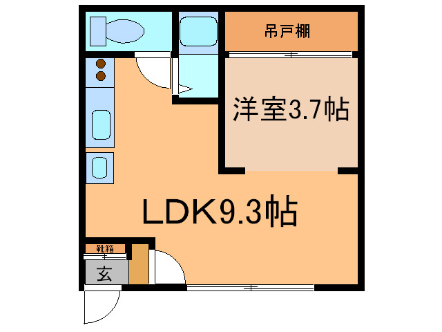 グリンピア166の間取り