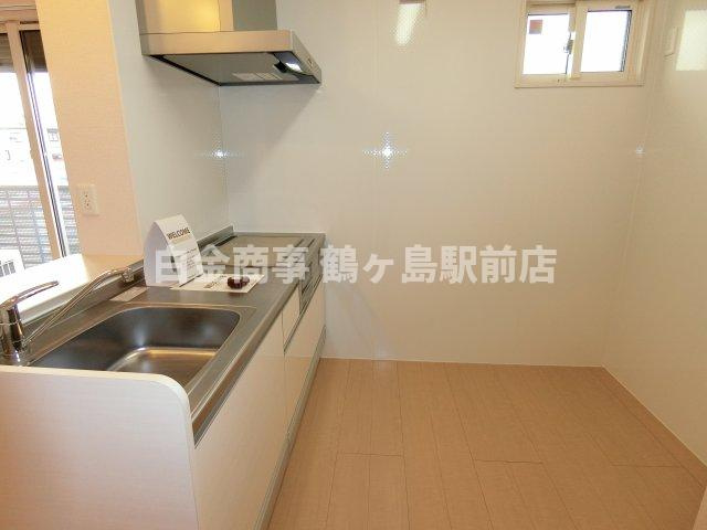 グレイス坂戸のキッチン|同じ間取り反転タイプになります